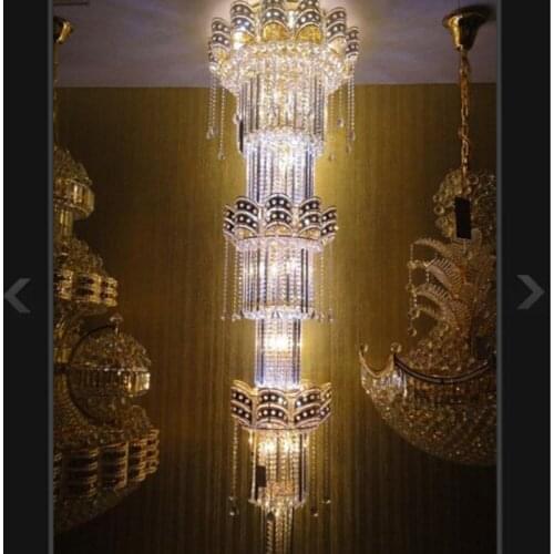 Free Shipping Golden Crystal Pendant Lamp Chandelier Pendant Lamp room building house golden crystal pendant lamp house lamp