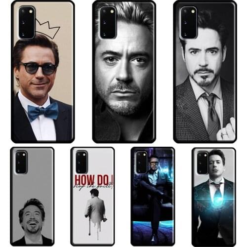 Robert Downey Jr Case For Samsung Galaxy S21 Ultra S20 FE Note 20 Ultra Note 9 10 S8 S9 S10 Plus S10e Cover