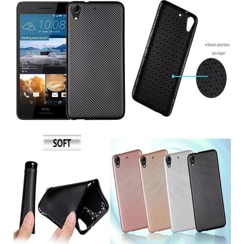 For HTC Desire 628 Case Carbon Fiber Light And Thin Soft TPU Back Cover For HTC Desire 628 Dual Sim Desire 650 630 728 Bag Case