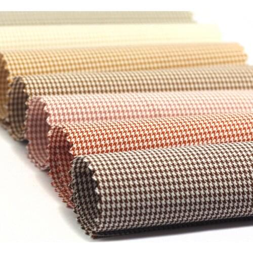 Hot-selling Checkered Fabrics Korean Fabrics Houndstooth Fabrics Retro Classics For Sewing Skirt Suits Handmade DIY Fabrics