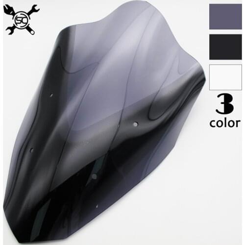 Free Shiping Motorcycle High Quality Windshield WindScreen Visor Viser Fit For YAMAHA NMAX 155 NMAX155 Double Bubble