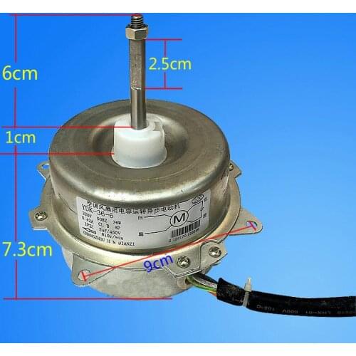 Air conditioner outdoor fan 1P 1.5P motor YDK36-6 external fan (forward rotation)