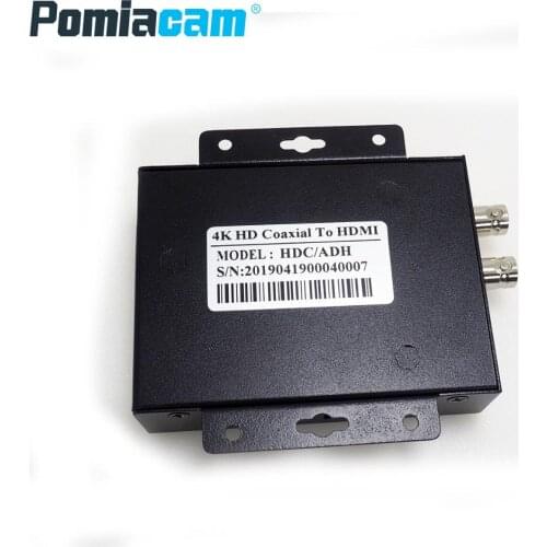 Full HD 4K 8MP CVI/TVI/AHD+CVBS to HDMI Converter 4-in-1 video signal converter Connect HD Monitor, HDMI in/out