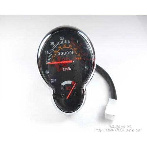 Motorcycle electric car dashboard fuel gauge assembly kilometers tables for yamaha vino