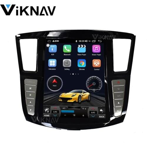 12.1inch Tesla style autoradio for infiniti QX60 2014-2019 2din Android car stereo radio multimedia player GPS navi DVD player