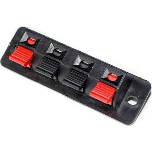 2pcs WP External Banana jack 4Pin Speaker Amplifier Wire Clip Audio Socket WP4 4 Pole Spring Terminal Switch Power clamp