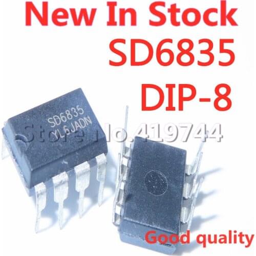 5PCS/LOT 100% Quality SD6835 DIP-8 power management chip In Stock New Original