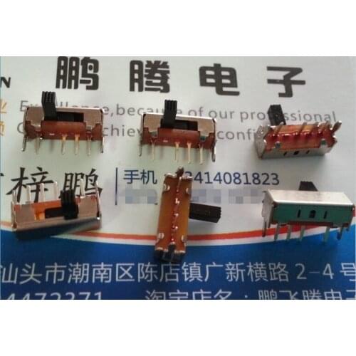 50PCS/lot High quality side foot toggle switch 4 feet side pull band switch with bracket 3 gears