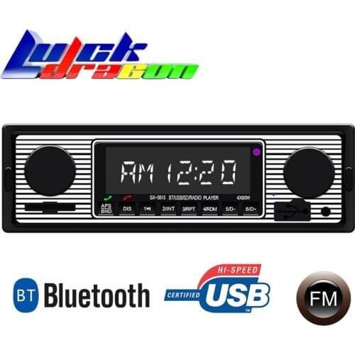 Car Stereo Bluetooth Handsfree LED Digital Display Single 1Din Autoradio TF/AUX/SD/USB Memory MP3 Player