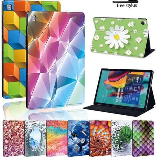 For Samsung Galaxy Tab S7 11"/Tab S4 10.5/Tab S5e 10.5"/Tab S6 10.5/Tab S6 Lite P610 Shockproof Pu Leather Tablet Case Cover