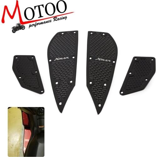 For YAMAHA Xmax 300 XMAX300 17-20 Motorcycle Footrest Pedals pedals CNC Footrest MATS Pedals Aluminum alloy reinforced foot pad