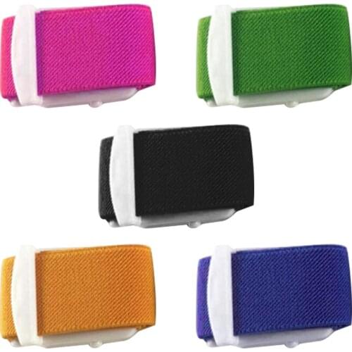 5pcs Elastic Quick Release Medical Sports Emergency Buckle Tourniquet Medical Band For Blood Venipuncture (Random Color)