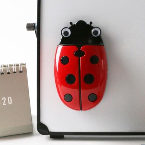 Cute Ladybug Fridge Magnetic Storage Box Eraser Whiteboard Pen Organizer Save Space Office Classroom Container Holder