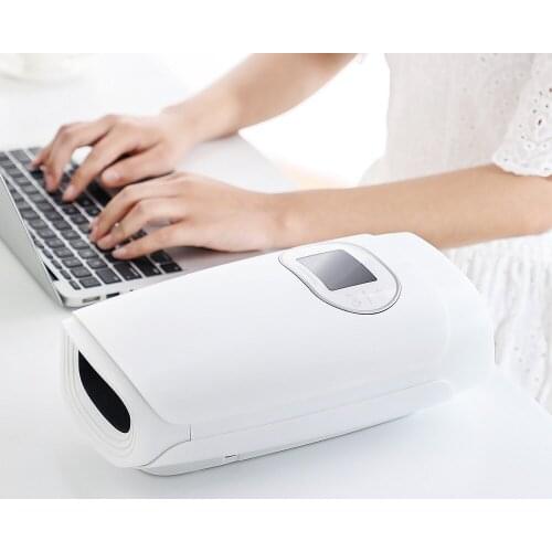 Air Compression Acupressure Hand Palm Massager Hot Compress Hand Massager With Graphene Heating Film Masajeador