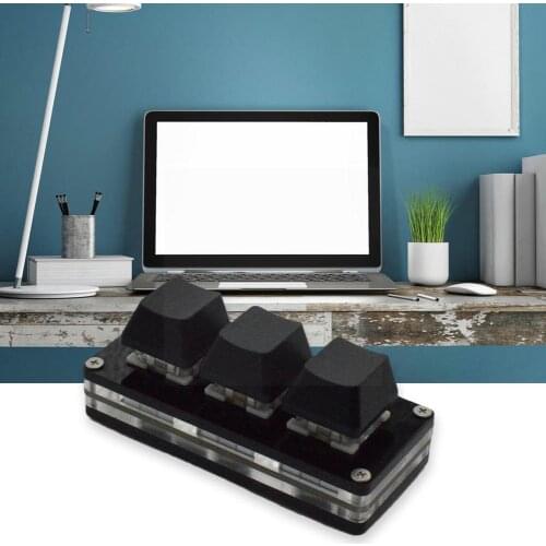 OSU Mini 3key Keyboard Photoshop Drawing Keyboard Support Software Keypad Red Programming Switch Keyboard With Mechanical M G7I0