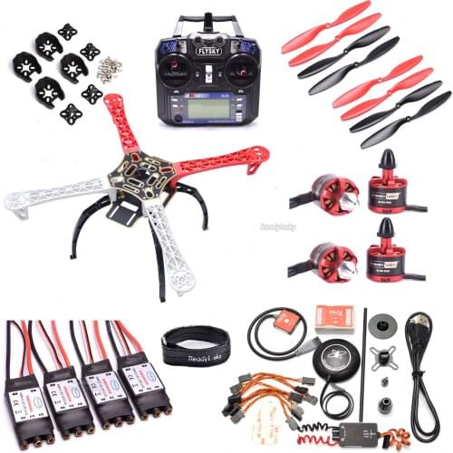 Flysky i6 F450 Multi-Copter Quadcopter Rack Pixhawk PX4 PIX 2.4.8 32 Bit Flight Controller M8N GPS 2212 920kv Motor Super combo
