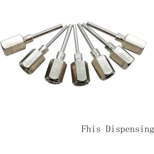 Pack of 100 Hexagon M5 Internal Thread Dispensing Needle Blowing Joint