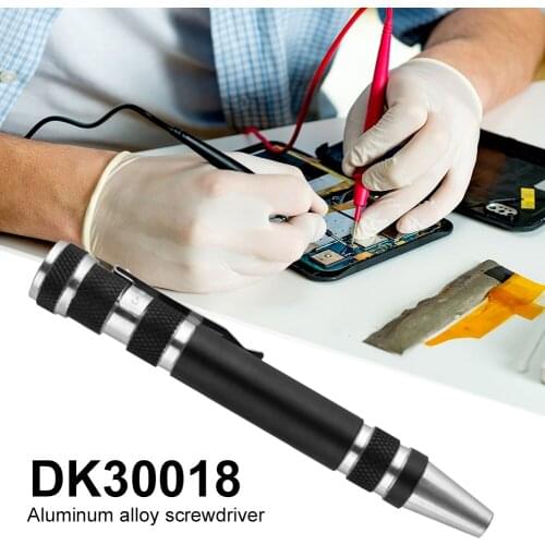 8 in 1 Handle Phone Repair Hand Tools Kit Precision Pen Aluminum Screwdriver Repair Tools Kit Handle Phone Repair Hand Tools Kit