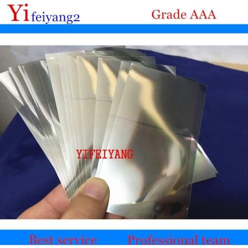 20pcs Original bottom of the polaroider Polarization Film fit for iPhone 8 8p 7 7p 6s 6g 6p 5s 5 4 LCD seperation mirror film