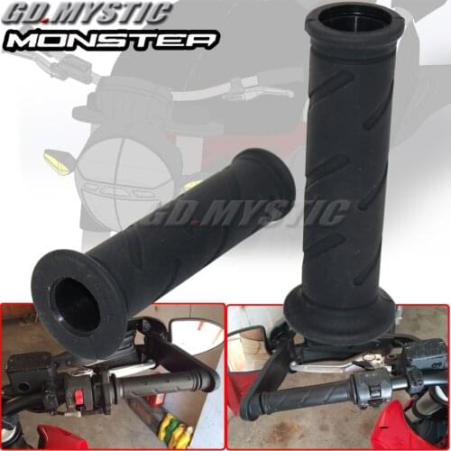 For DUCATI Diavel CARBON 2011-2014 STREETFIGHER 848 2012-2014 Motorcycle Accessories Rubber Handle Bar Motorcycle Grips