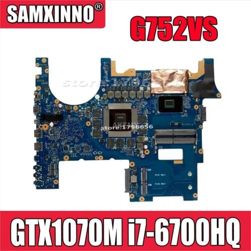 ROG mainboard For Asus G752V G752VS G752VM G752VY G752VT laptop motherboard 100% Tested exchange!!!-i7 CPU-GTX970 980 1060 1070M