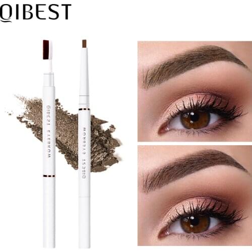 QIBEST Eye Brown Pencil Long Lasting 5 Colors Eye Brow Tint Paint Tattoo Cosmetics Brows Women Eyes Makeup Eyebrow Pen Eyebrow