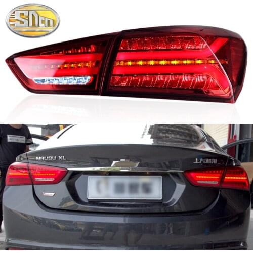 Rear Driving Light + Brake + Reverse Lamp + Dynamic Turn Signal Car LED Taillight Tail Light For Chevrolet Malibu XL 2016 - 2018