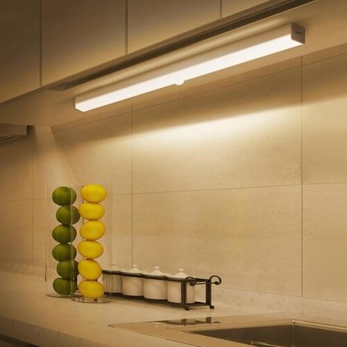 LED Cabinet Lamp Human Body Infrared Sensor Bars Light USB Portable Motion Sensor Night Lights for Closet Wardrobe Wall Lighting