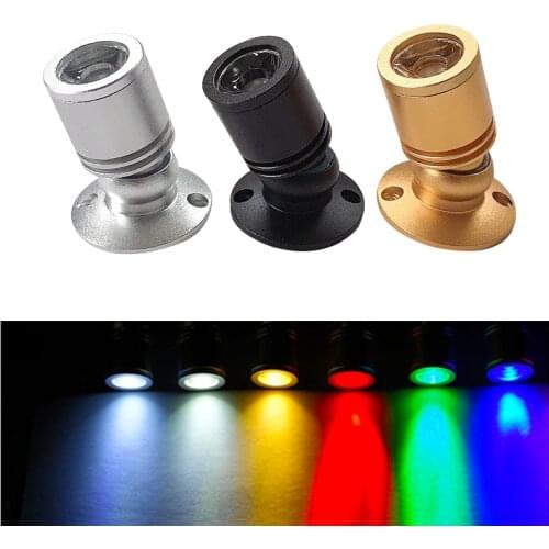 LED cabinet mini spot light 1W 3W 110V 220V downlight 12V DC jewelry show Include Led Driver Surface Mounted Ceiling light lamp