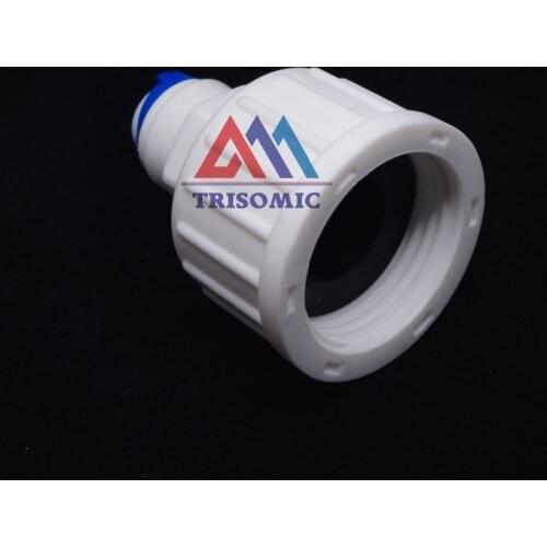 1/4" OD Tube Quick Pushfit -3/4" BSP Female Fitting Connection Aquarium RO Water Filter Reverse Osmosis System