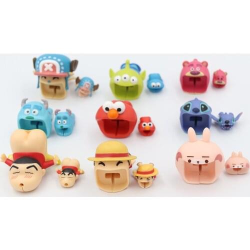 Anime Bite Apple data cable protection cover USB charger cable biter