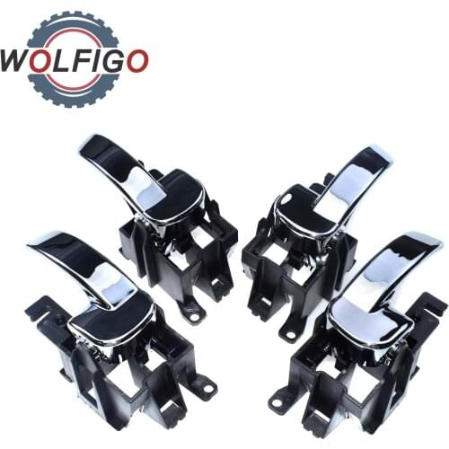 WOLFIGO Front Rear Left Right Interior Door Handle For Nissan Pathfinder R51 W0277720572 W0277720571 80671-4X02B 806714X00A
