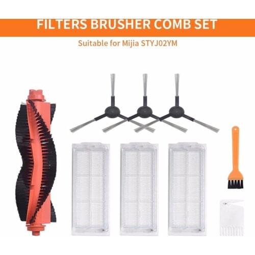 Spare Parts Hepa Filter Side Brush Main Brush For Xiaomi Mijia Styj02ym Robot Vacuum Cleaner Replacement Parts Accessories#dg4