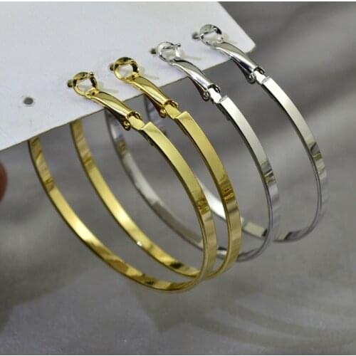 Womens earrings clipped on ears no need to pierce 2020 Fashion Wild simple young Nightclub princess DJ girl Earring Accessories