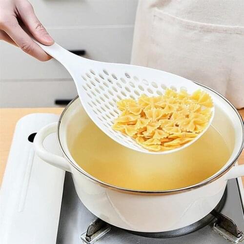 1PCS Kitchen Scoop Colander Strainer Slotted Spoon Skimmer Spoon Kitchen Gadgets Accessories For Cooking Baking #20