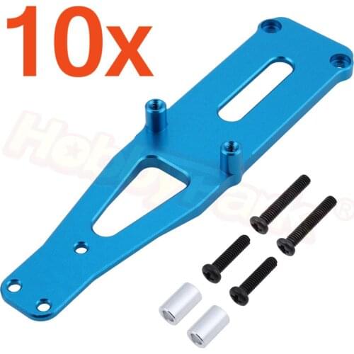 10Pieces Aluminum Shock Tower 0008 For WLtoys 12428 12423 1/12 Scale Crawler Truck Short Course Metal Parts
