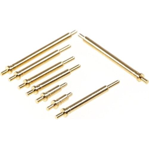 10 pcs Pogo Pin Connector pogopin Battery spring Loaded Through Hole 10 10.5 11 11.5 12 12.5 13 13.5 14 15 16 16.5 17 18 20.5mm