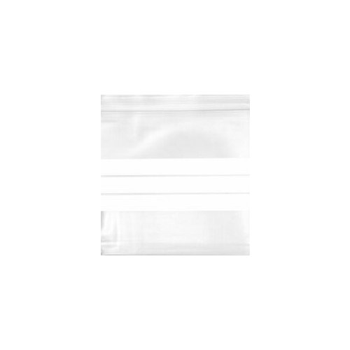 100 Pcs Zip Lock Plastic Bags Writable Reclosable Disposable 4.7" X 4.7" 8 MIL