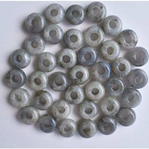 2020 Fashion good quality natural ShimmerStone round shape big hole beads For Bracelet Charms 50pcs/lot wholesale