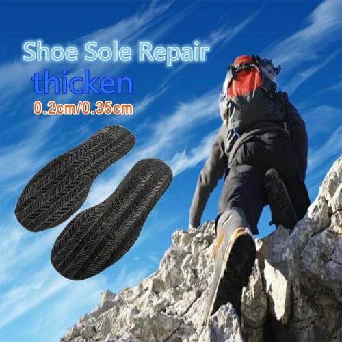 29×11.5×0.2CM/29×11.5×0.35cm 1 Pair DIY Stick On Full Elastic Soles Heel Thicken Shoe Repair Anti-Slip Grip-rubber Pads Repair