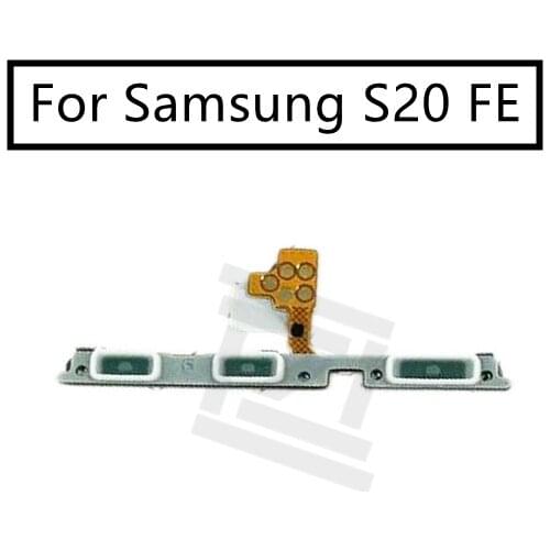 For Samsung Galaxy S20FE Power Volume Side Key Button Flex Cable ON OFF Switch Flex Cable Replacement Repair Parts Test QC