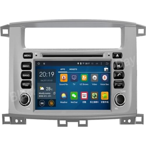 IPS DSP 8 Core 4 RAM 2 Din Android10 car multimedia dvd player GPS for TOYOTA LAND CRUISER 100 1998-2007 / LC 100 / Lexus LX 470