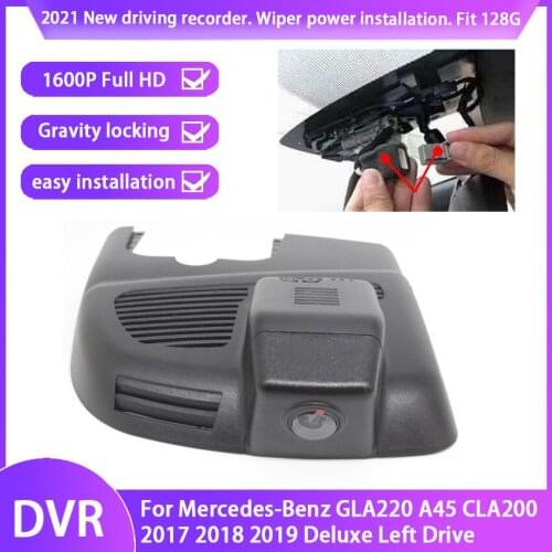 Easy to install Car DVR wifi Video Recorder Dash Cam Camera For Mercedes-Benz GLA220 A45 CLA200 2017 2018 2019 Deluxe Left Drive