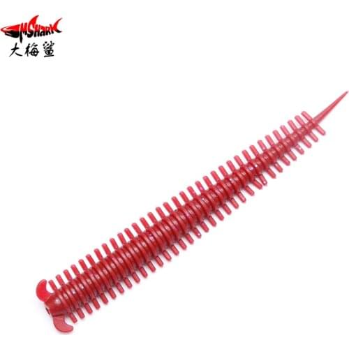 Sea Worms Soft Fishing Lures silicone bait 90mm 2g 12pcs Saltwater Sandworm Soft Lure Bait Worm Fishy Smell Fishing Lures