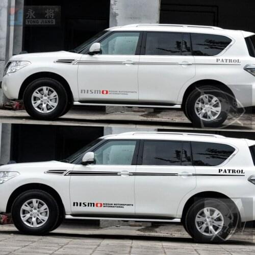 Car Sticker For Nissan Patrol Y61 Y62 Dedicated Dynamic Body Color Strip Stickers Decorative Stickers