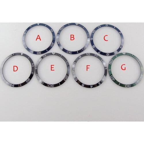 Slope Blue/Black 39.2mm Watch Bezel Ring Ceramic Insert ring fit 41mm Watch