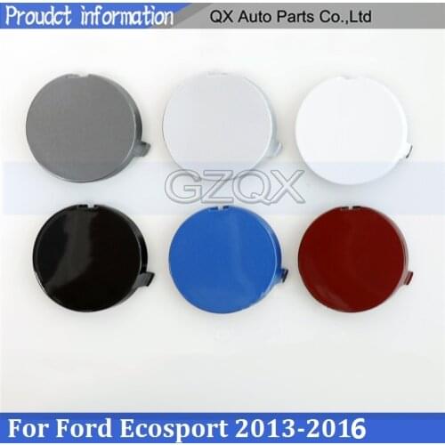 CAPQX Front / Rear Bumper Tow Hook Cover For Ford Ecosport 2013 2014 2015 2016 Trailer LidTowing Traction Shell