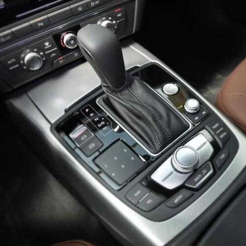 Durable Car Auto Gear Shift Knob with Leather Boot Gaiter 4GD 713 139B IBR for Audi A6 C7 2015 2016 2017 2018 A7 4G8 New