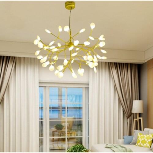 Nordic Light Luxury Restaurant Art Tree Branch Chandelier Modern Creative Living room Bedroom Dining room Hanging Light Fixtures