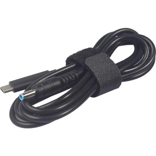 USB Type C to 4.5x3.0mm Plug PD Charging Cable Power Adapter for PC